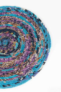 Recycled Sari Round Placemat