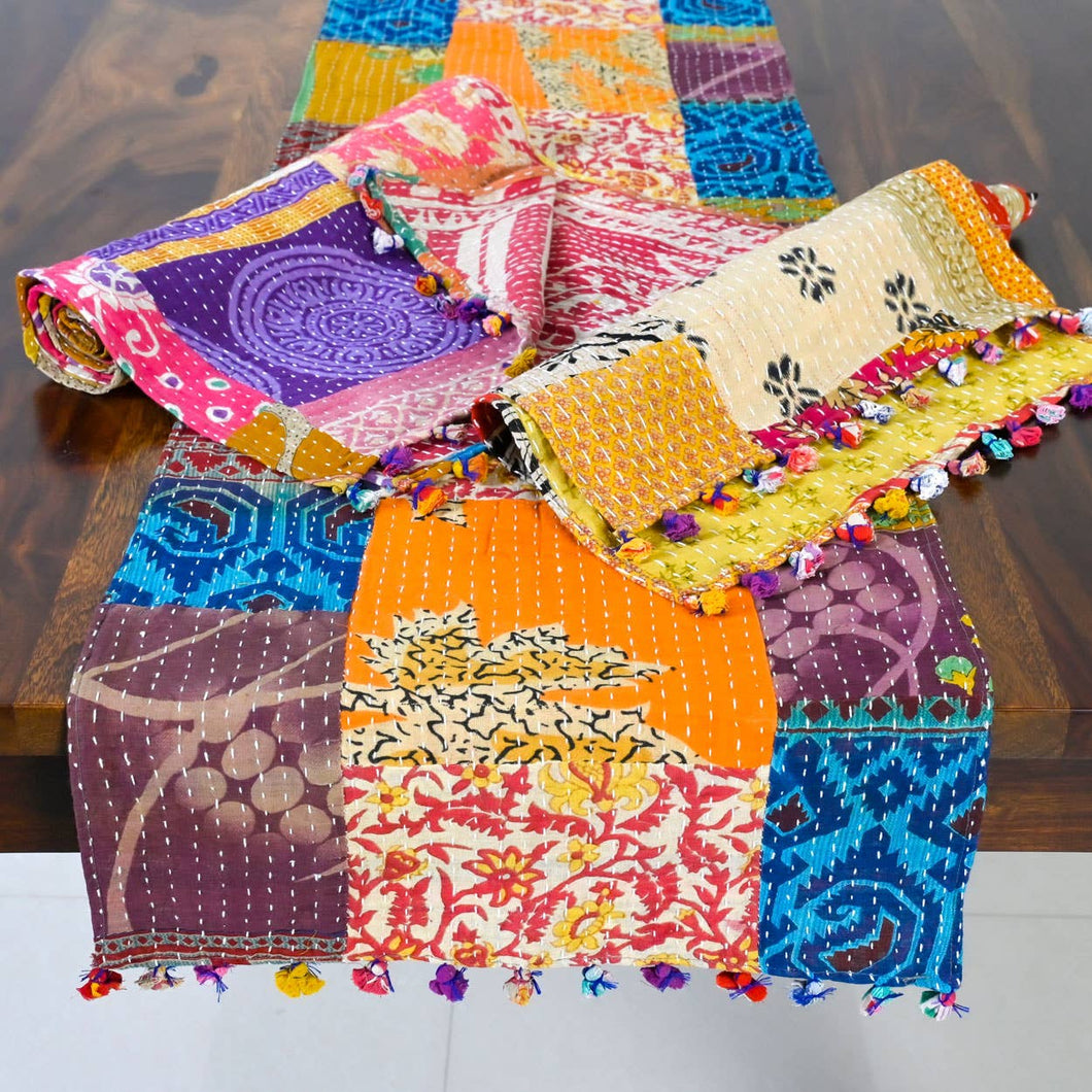 Kantha Table Runner