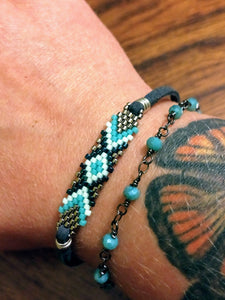 Smokey Waters Stacked Bracelet Set