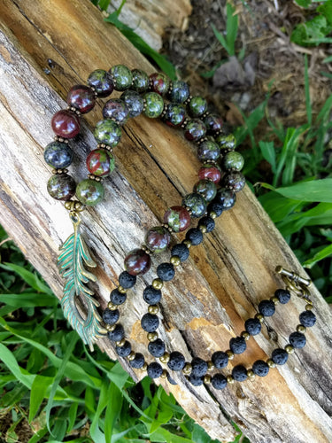 Dragon Blood Jasper Necklace