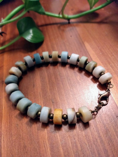 Chunky Unisex Amazonite Bracelet