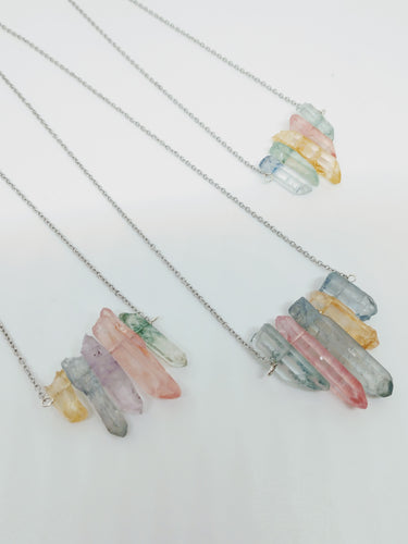 Rainbow Crystal Necklace