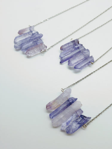 Winter Shadow Crystal Necklace